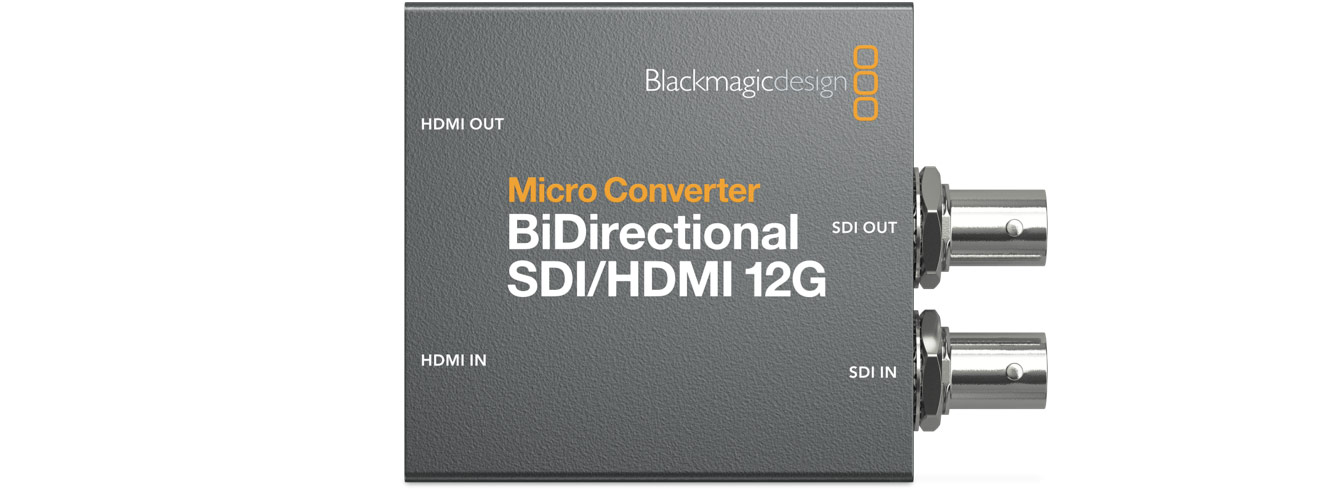 Blackmagic Micro Converter BiDirectional SDI/HDMI 12G Blackmagic Micro Converter BiDirectional SDI/HDMI 12G – Kétirányú SDI–HDMI konverter
